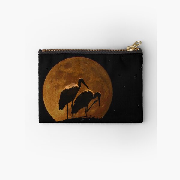 Item preview, Stork couple in the moon designed and sold by Palatinasart.