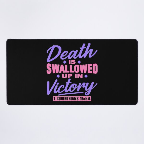 Item preview, 1 Corinthians 15:54 Death Is Swallowed Up In Victory designed and sold by plushism.