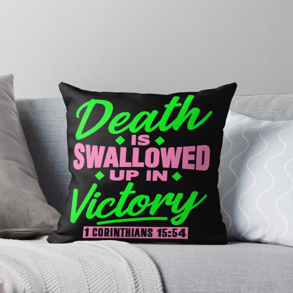 Item preview, 1 Corinthians 15:54 Death Is Swallowed Up In Victory designed and sold by plushism.