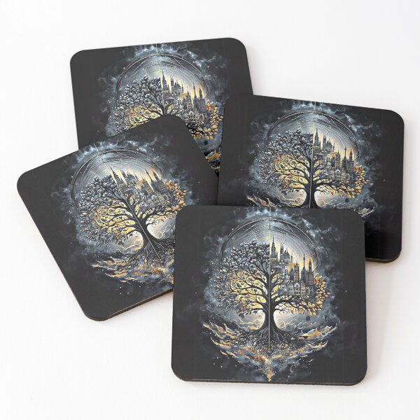 Item preview, Goth Tree Of Life Painting  designed and sold by Sizani.