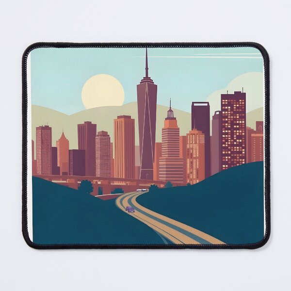 Item preview, Modern Abstract Cityscape for best Unique designed and sold by bukajart.