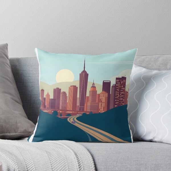 Item preview, Modern Abstract Cityscape for best Unique  designed and sold by bukajart.