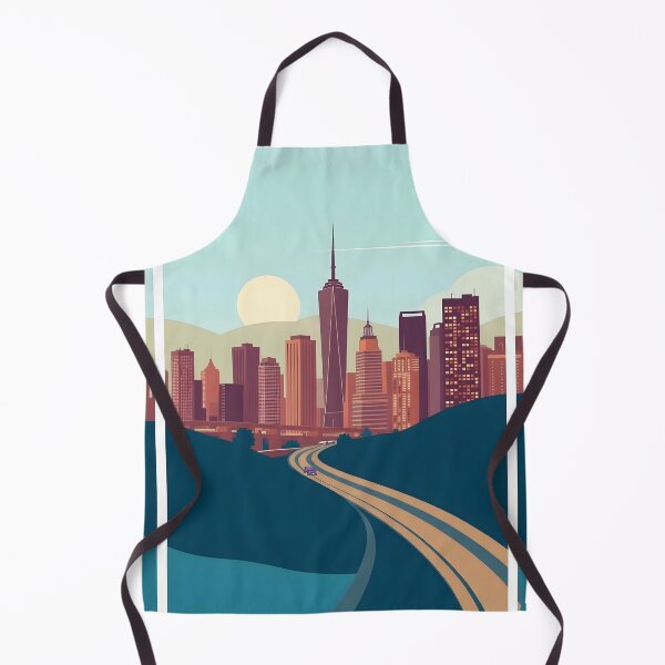 Item preview, Modern Abstract Cityscape for best Unique  designed and sold by bukajart.