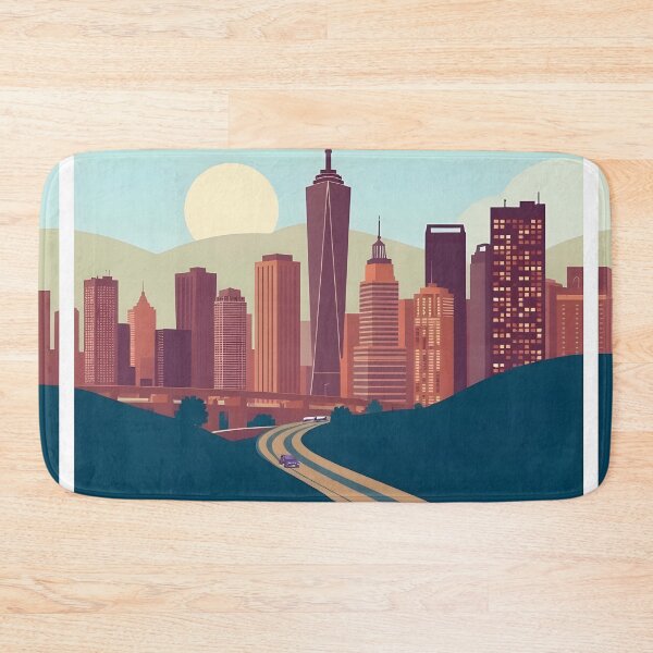 Item preview, Modern Abstract Cityscape for best Unique  designed and sold by bukajart.