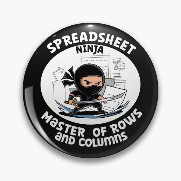 Item preview, Spreadsheet Ninja: Excel Data Lover designed and sold by Dot1001.
