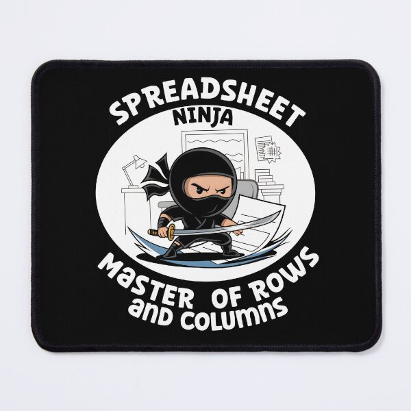 Item preview, Spreadsheet Ninja: Excel Data Lover designed and sold by Dot1001.