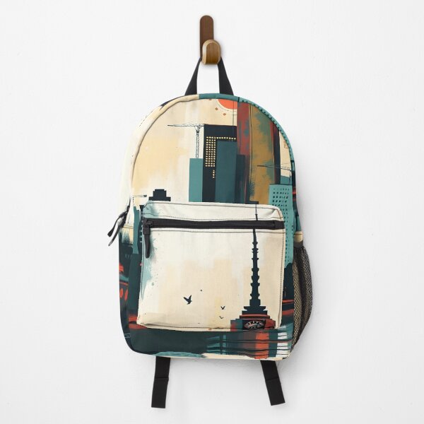 Item preview, cityscape Metropolitan Bold Colors cool best designed and sold by bukajart.