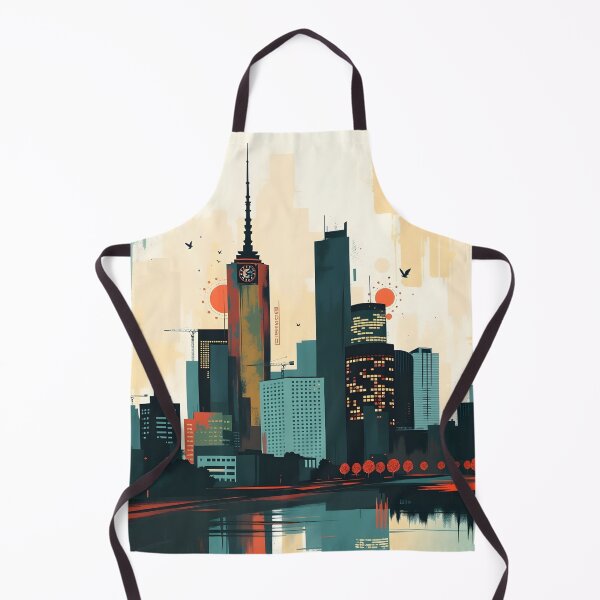 Item preview, cityscape Metropolitan Bold Colors cool best designed and sold by bukajart.