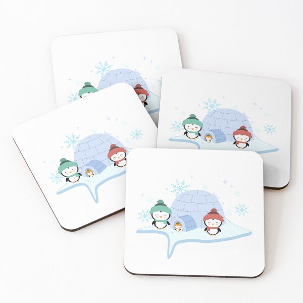 Item preview, Cozy Penguins and Igloo – Winter Wonderland designed and sold by KA-Design-Art.
