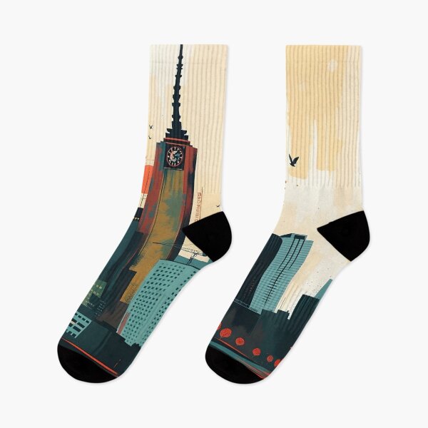 Item preview, cityscape Metropolitan Bold Colors cool best designed and sold by bukajart.