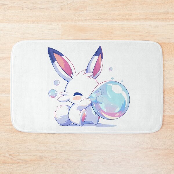Item preview, Cute bunny blowing bubbles designed and sold by etherElric.