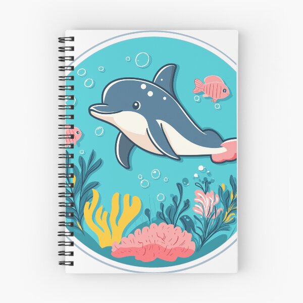 Item preview, Dolphin Underwater Wonderland | Cute Ocean Illustration designed and sold by DKRPalette.