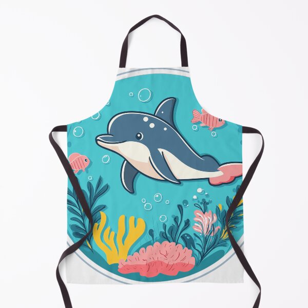 Item preview, Dolphin Underwater Wonderland | Cute Ocean Illustration designed and sold by DKRPalette.