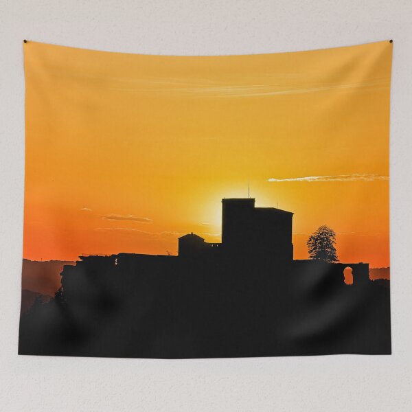 Item preview, Trifels Castle at sunset designed and sold by Palatinasart.