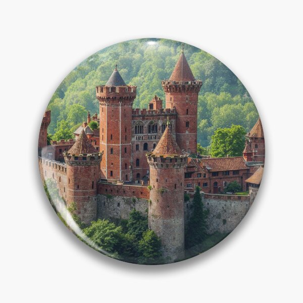Item preview, Medieval castle in the countryside designed and sold by Palatinasart.
