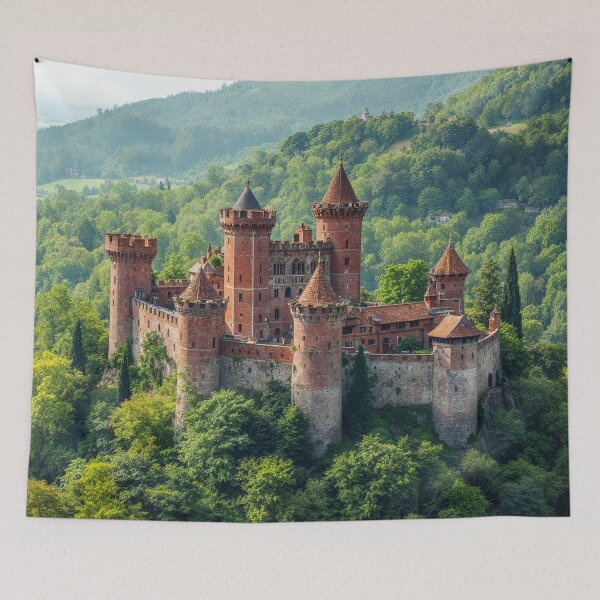 Item preview, Medieval castle in the countryside designed and sold by Palatinasart.