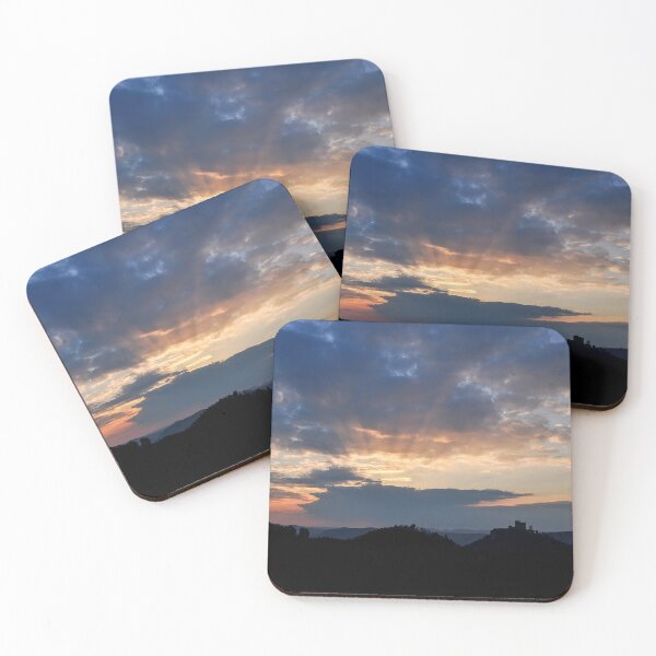 Item preview, Sunset at Annweiler am Trifels designed and sold by Palatinasart.