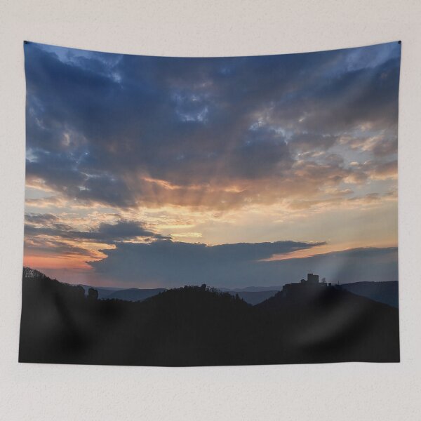 Item preview, Sunset at Annweiler am Trifels designed and sold by Palatinasart.