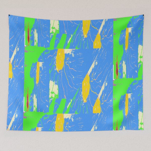 Item preview, Design: blue, green, yellow designed and sold by cp-art.art.