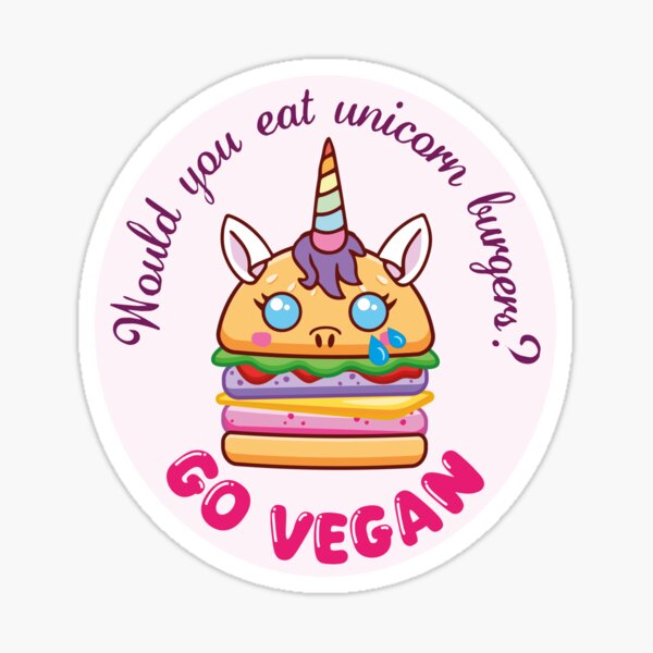 Artikel-Vorschau von Go vegan - Keine Einhorn-Burger, designt und verkauft von greener-planet.
