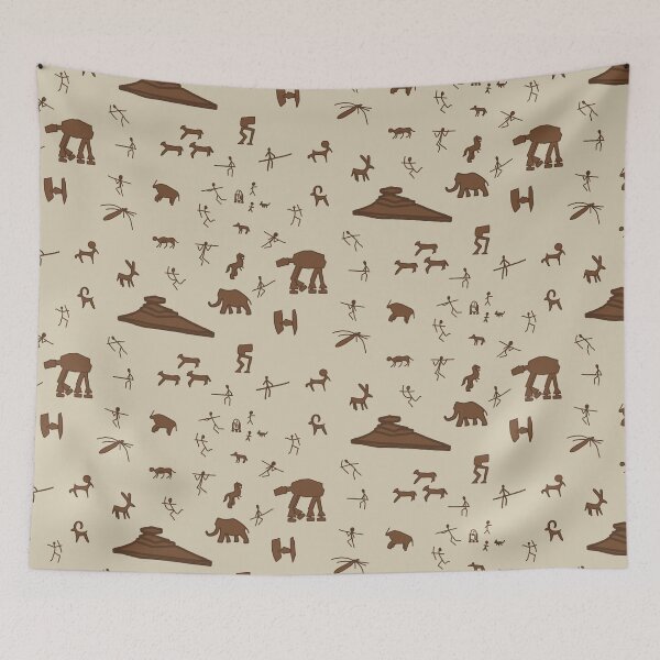 Item preview, Sci-fi cave painting designed and sold by Iko.