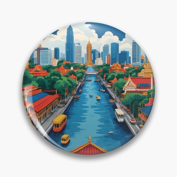 Item preview, Surabaya Indonesia Vintage Travel Tourism designed and sold by TravelersGems.