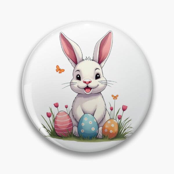Item preview, Easter Bunny Floral designed and sold by PrintCreations9.