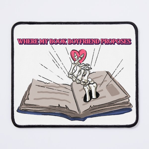 Item preview, My Book Boyfriend Proposes T-Shirt designed and sold by Carolina Cottontail.