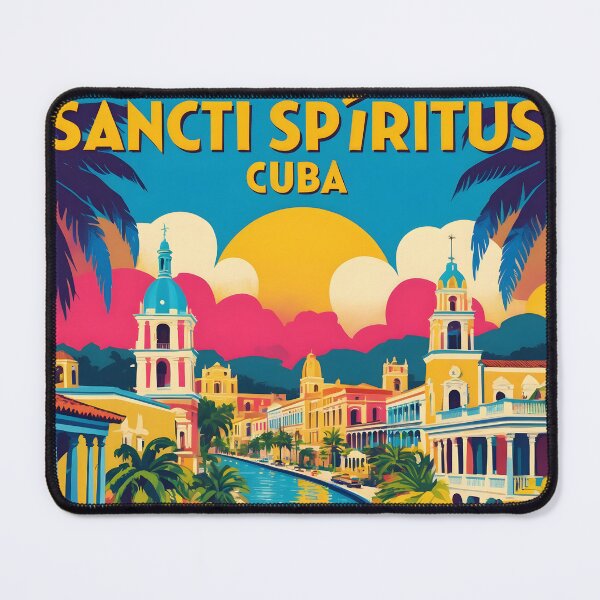 Item preview, Sancti Spiritus Cuba Vintage Travel Tourism designed and sold by TravelersGems.