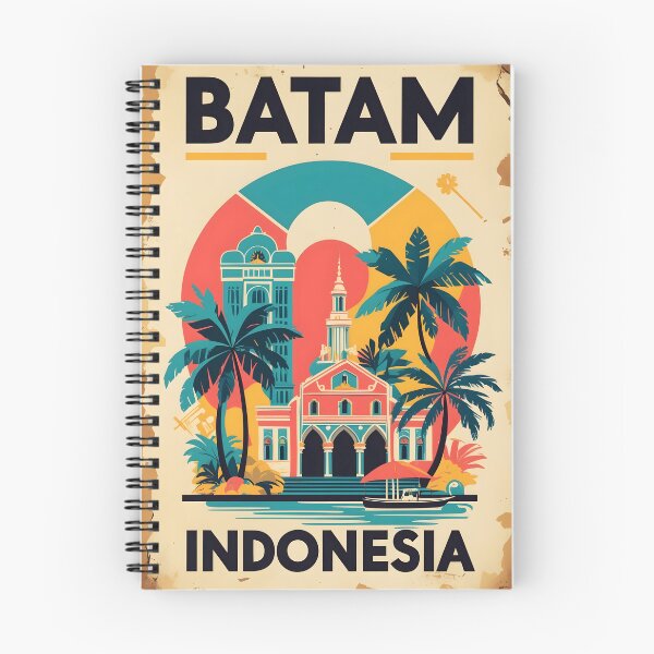 Item preview, Batam Indonesia Vintage Travel Tourism designed and sold by TravelersGems.