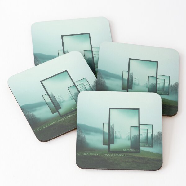 Item preview, Nature Doesn’t Need Frames designed and sold by Bearabilia.
