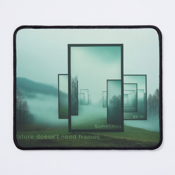 Item preview, Nature Doesn’t Need Frames designed and sold by Bearabilia.