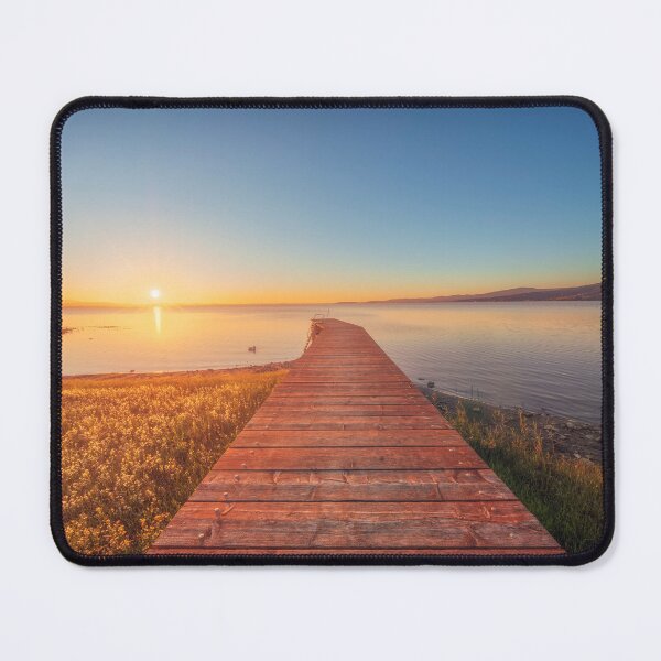 Item preview, Pier on Lake Trasimeno at sunset. Umbria, Italy designed and sold by Stefano Orazzini.
