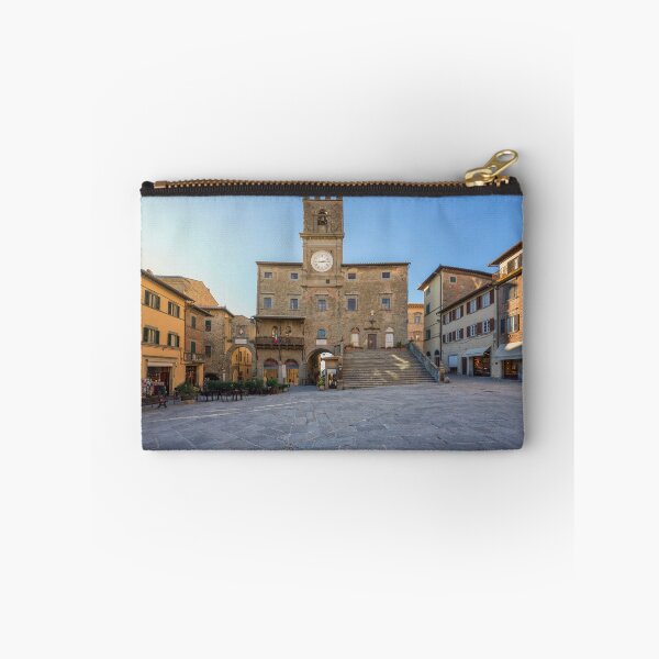 Item preview, Cortona town, Republic Square and Town Hall. Tuscany, Italy designed and sold by Stefano Orazzini.
