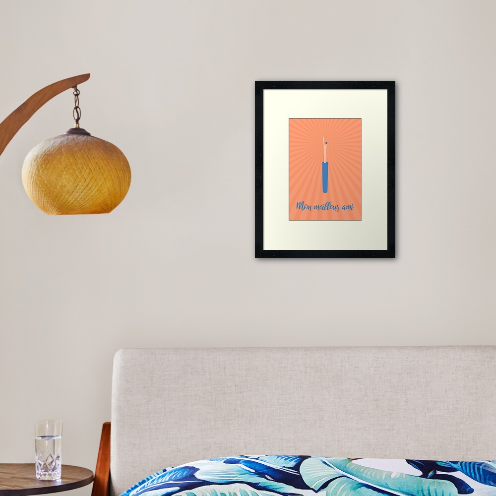 Item preview, Framed Art Print designed and sold by PincilleStudio.