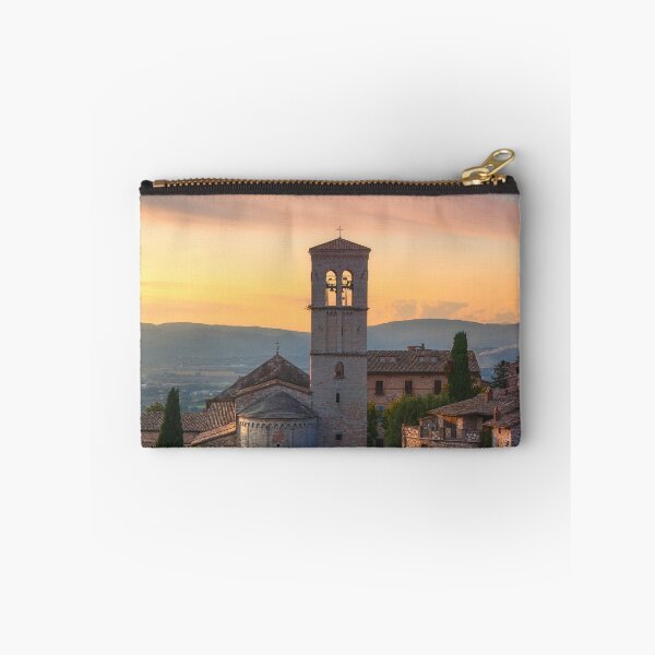 Item preview, Assisi town and Santa Maria Maggiore church. Umbria, Italy. designed and sold by Stefano Orazzini.