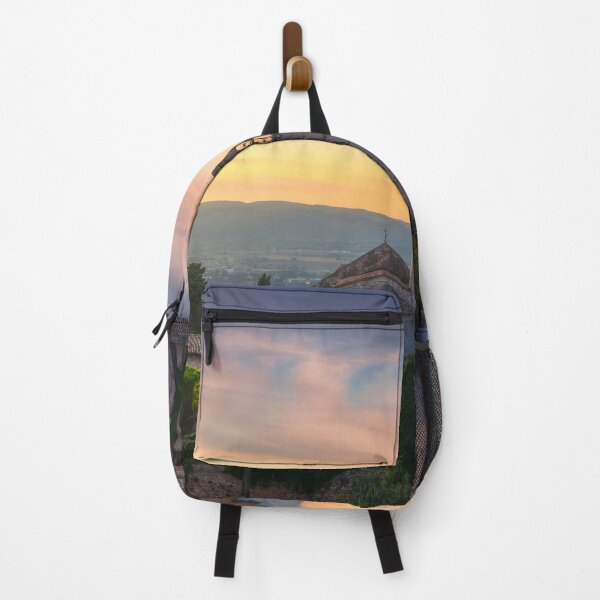 Item preview, Assisi town and Santa Maria Maggiore church. Umbria, Italy. designed and sold by Stefano Orazzini.