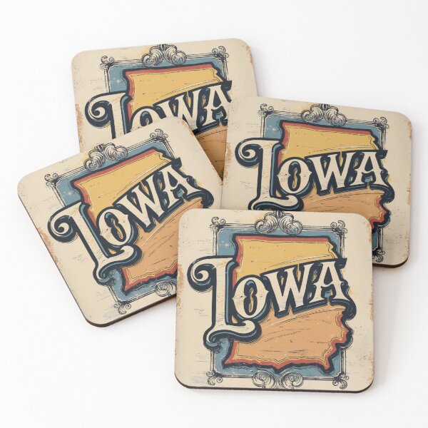 Item preview, Iowa USA Vintage Travel Retro Postcard Design designed and sold by TravelPostcardGems.
