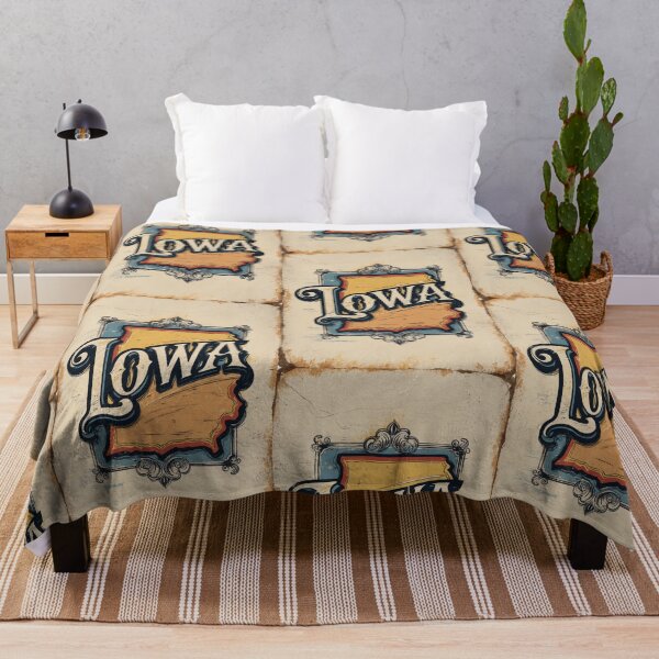 Item preview, Iowa USA Vintage Travel Retro Postcard Design designed and sold by TravelPostcardGems.
