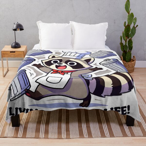 Item preview, Living My Best Life Trash Raccoon designed and sold by Zatch-Bell.