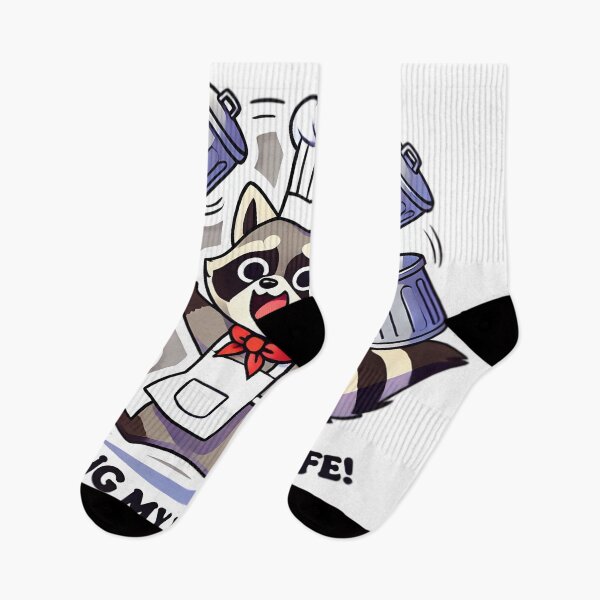 Item preview, Living My Best Life Trash Raccoon designed and sold by Zatch-Bell.