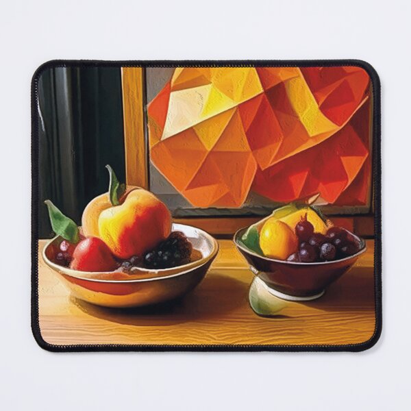 Item preview, Fruits in front of modern painting designed and sold by Leuil.