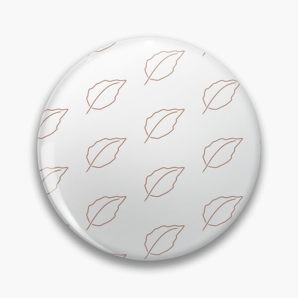 Item preview, Brown leaf outline illustration graphic art designed and sold by MagicMaker1984.