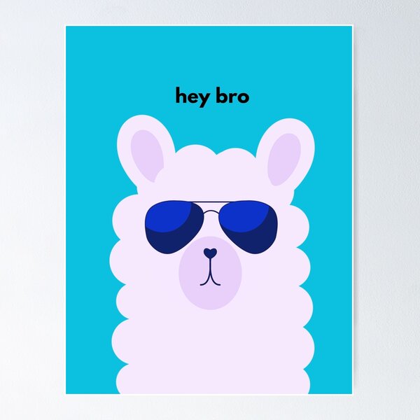 Item preview, hey bro designed and sold by UniqueByMarko.