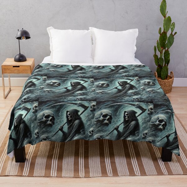 Item preview, Dark Reaper Among Whirling Skulls designed and sold by NicoDesignArt.