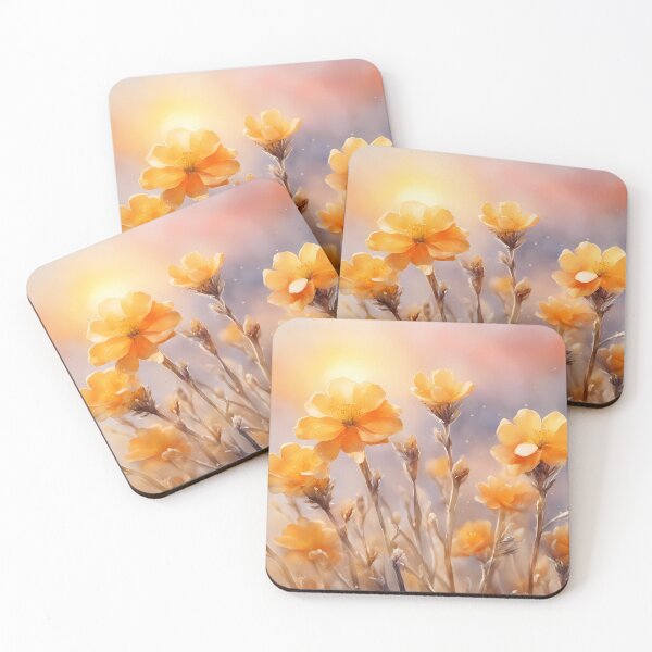 Item preview, Yellow Wildflowers in Sunrise designed and sold by CalmnessbyChoice.