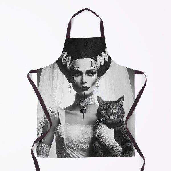 Item preview, Bride of Frankenstein Cat designed and sold by ChunkByChunk.