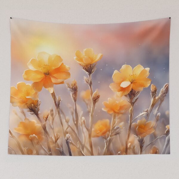Item preview, Yellow Wildflowers in Sunrise designed and sold by CalmnessbyChoice.