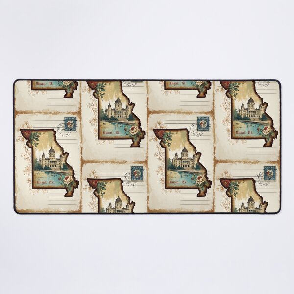Item preview, Missouri USA Vintage Travel Retro Postcard Design designed and sold by TravelPostcardGems.