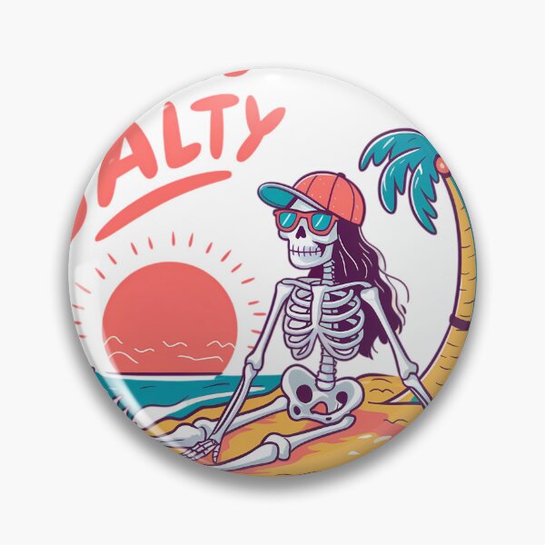 Item preview, Always Salty - Skeleton Beach Vibes Design designed and sold by Charlietule.
